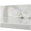 Plateau de meuble-lavabo en pierre Montary de 43 po x 22 po, en marbre blanc de Carrare, avec lavabo rectangulaire encastré en céramique