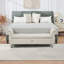 Banc de rangement en velours doux de 62,2 pouces avec boutons en cristal