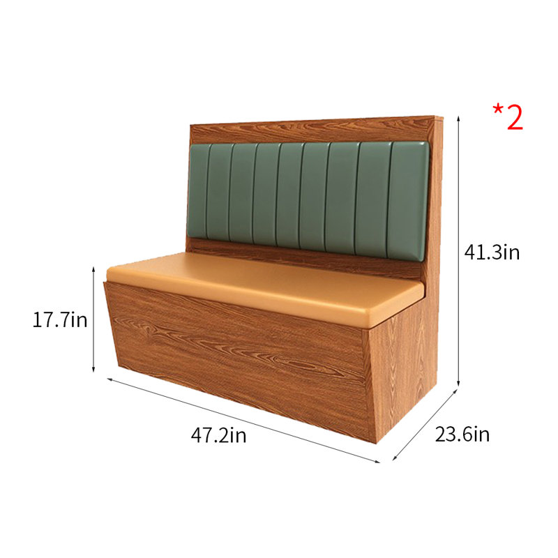 Banc rembourré en similicuir