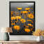Marguerite jaune et gris dans le vent I - art mural marguerite-479727046-479727047