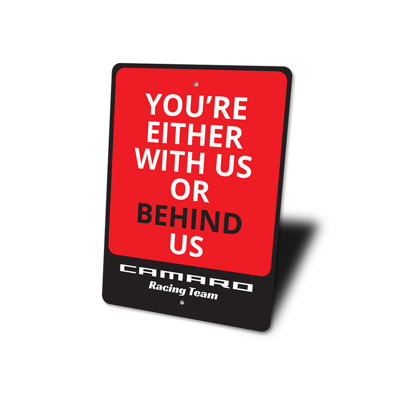 Camaro Racing Aluminum Sign