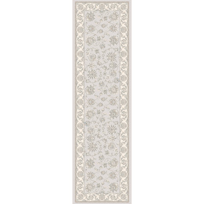 Tapis gris doux / crème Attell