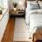 Rug Runners Washable - Moroccan Hallway Runner Rug Non Slip Kitchen Runner Low Pile Soft Indoor Floor Mat Front Door for Bedroom Entryway Laundry Beige-390691191