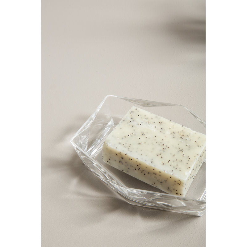 Cerna Soap Dish, Transparent