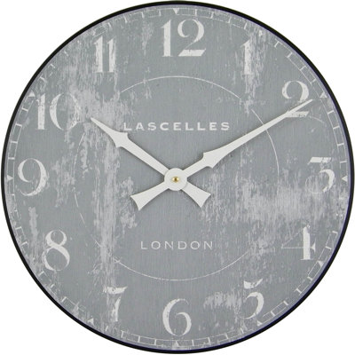 Lascelles Wall Clock Grey - 36cm