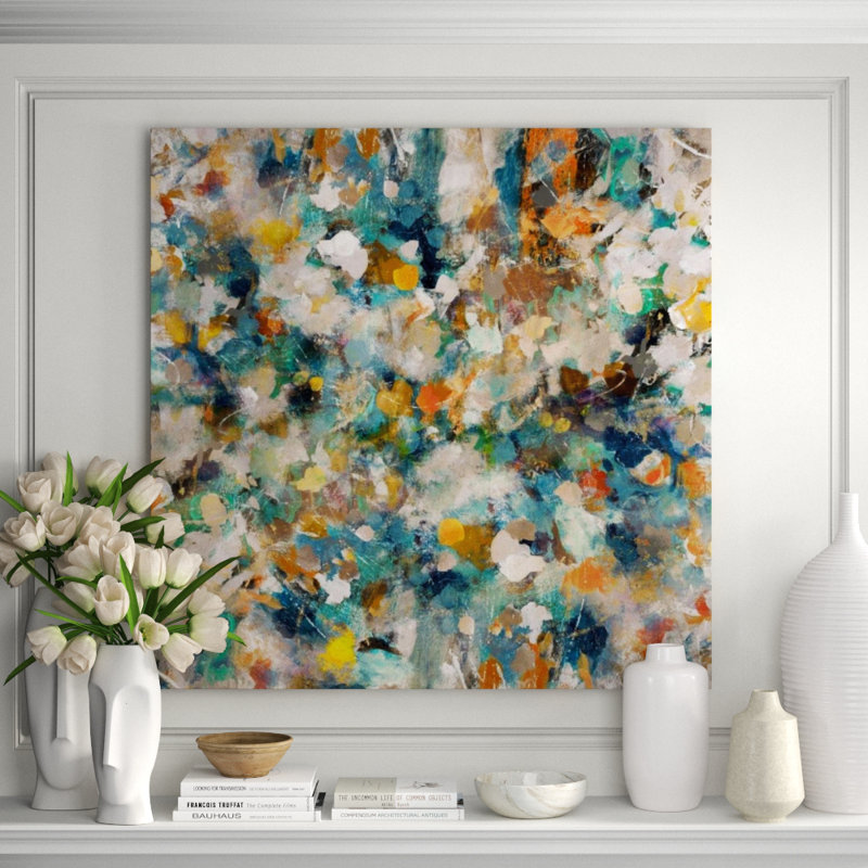 Warm & Cold Print, 24" H x 24" W x 1.5" D
