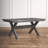 Helbert 70" Solid Wood Farmhouse Trestle Base Dining Table-1184118492