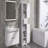 Tall Bathroom Storage Cabinet, Freestanding Storage Cabinet With Drawer And Adjustable Shelves, MDF Board With Painted Finish-1485676700