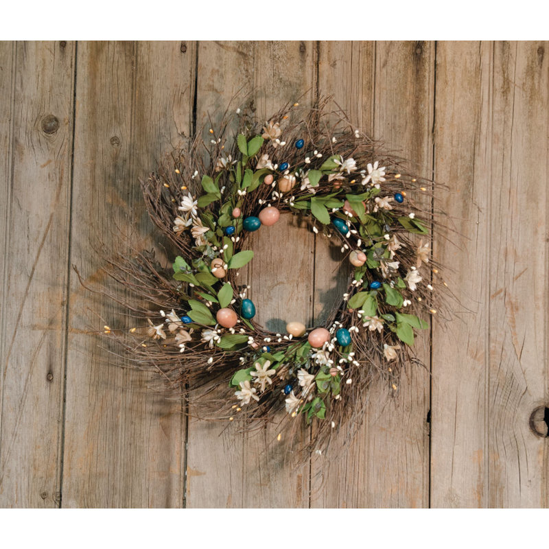 Couronne en plastique 20" country pâques