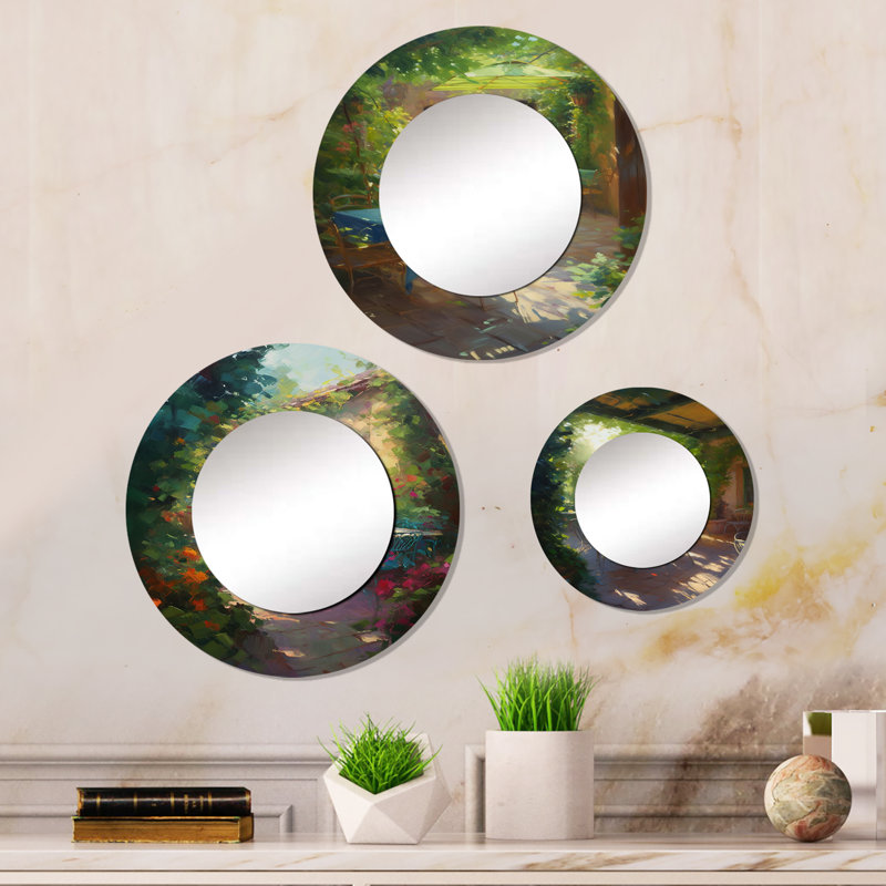 Miroir mural en aluminium Eliso