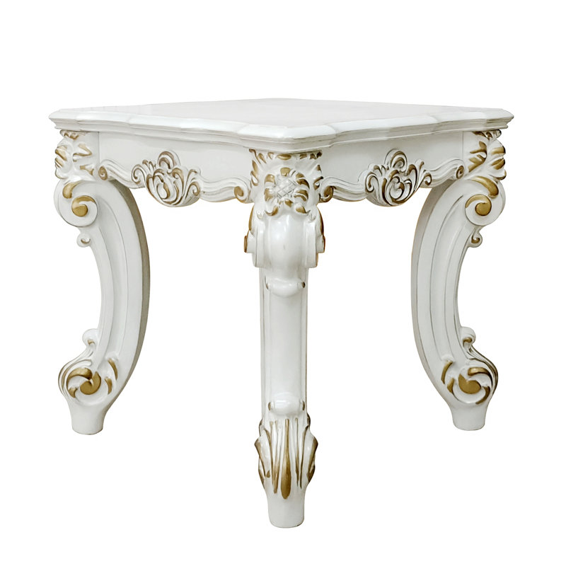 Table de bout carrée Haylah, H 26,05 po x l 26,05 po x P 26,05 po