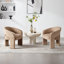 Fauteuils d'appoint demi-tonneau modernes Mid-Century-1343807554