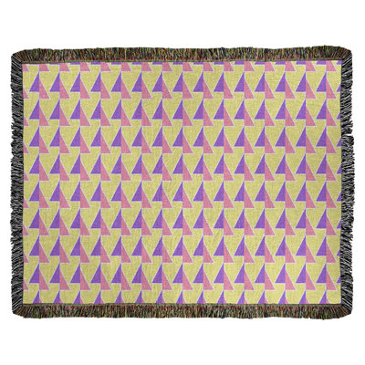 Patricia Geoffrey Hand Woven Throw Blanket