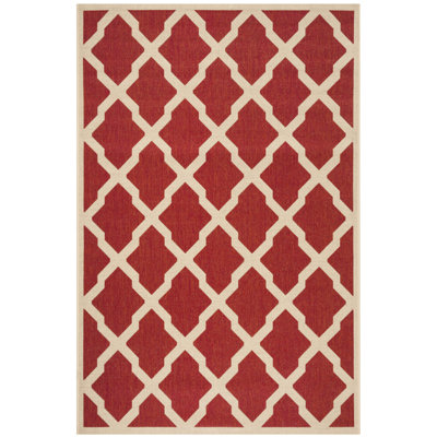 Haden House Performance Geometric Indoor/Outdoor Area Rug