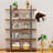 Shipley 83"H x 41"W 6-Tier Steel Etagere Bookcase-2019256424