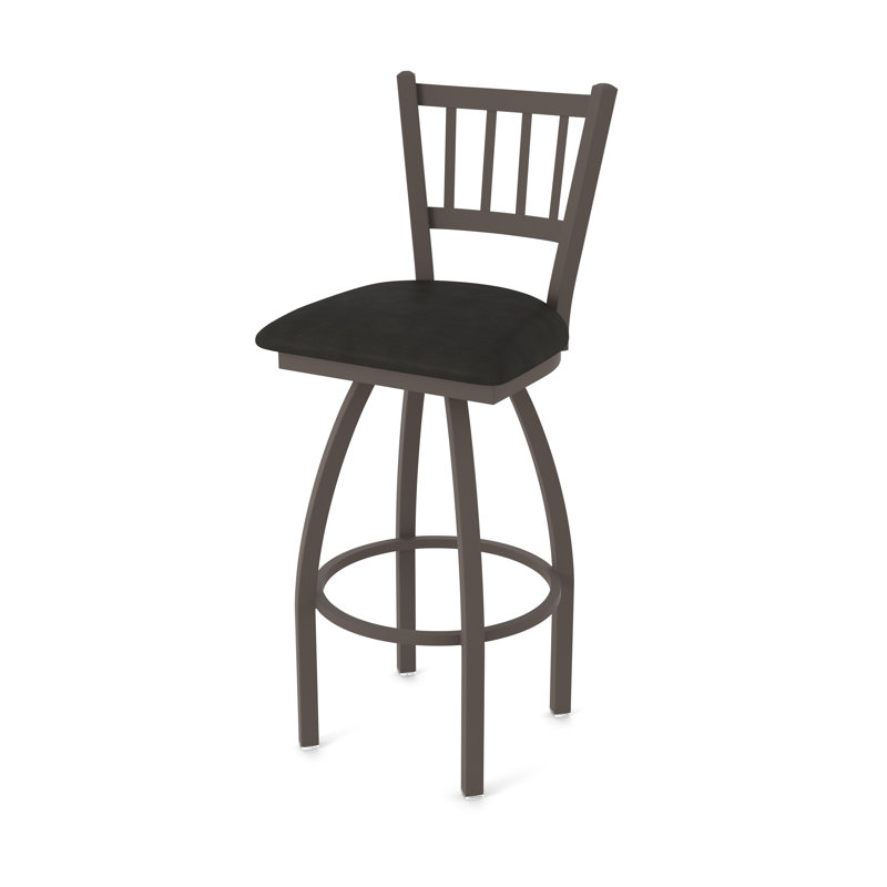 Tabouret pivotant 810 Contessa, Bronze, Vinyle - espresso Canter, Tabouret de bar (siège d'une hauteur de 30 po)