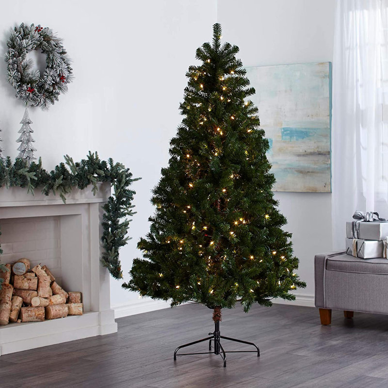 78' Lighted Pine Christmas Tree
