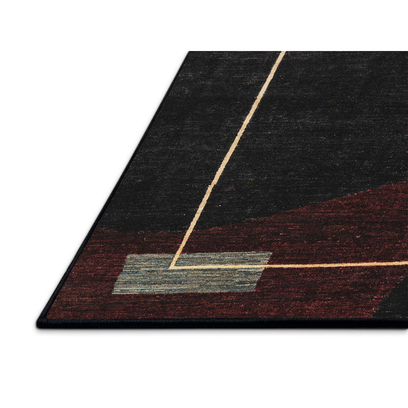 Abstract Indoor Rug, Rectangle 4' x 6'