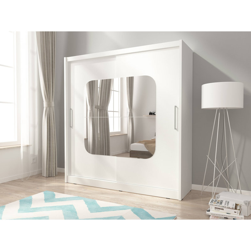 Dahabo 2 Door Wardrobe, White