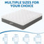 30cm Medium Gel Memory Foam Pocket Sprung 2000 Mattress-113021739