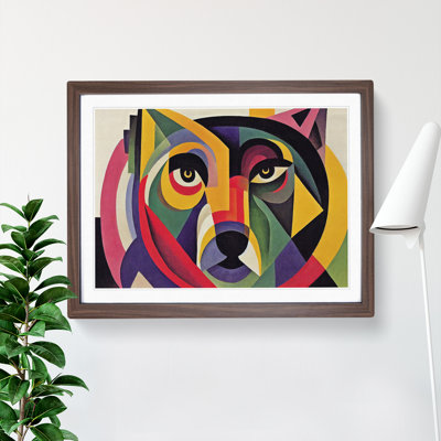 XH1022-10253X Wolf Abstract Vol.1 1 Piece Single Picture Frame Wall Art