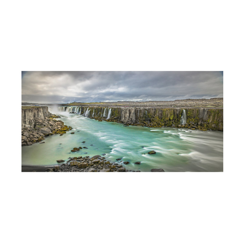 Jeffrey C. Sink Selfoss Canyon Canvas Art, H 10 po x l 19 po