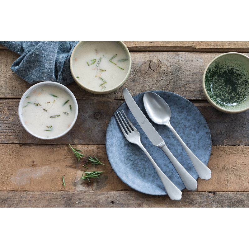 Dolce Vita 7 Piece Stainless Steel Hostess Set, Pewter Silver