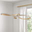 Luminaire suspendu géométrique à 1 lumière Mahit