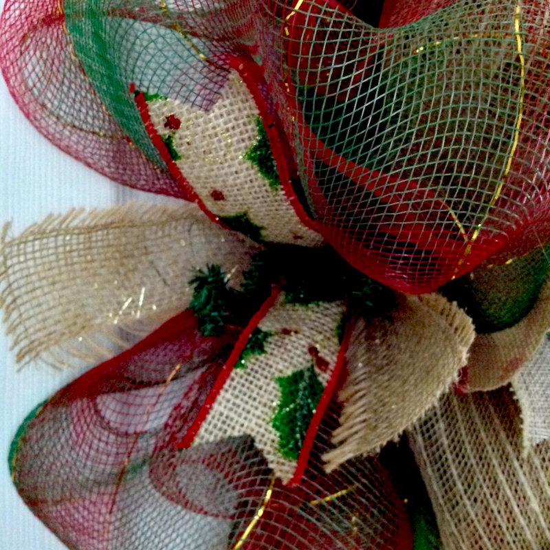 Christmas Religious Wreath One Small Child
