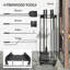 Metal Fireplace Tool Set