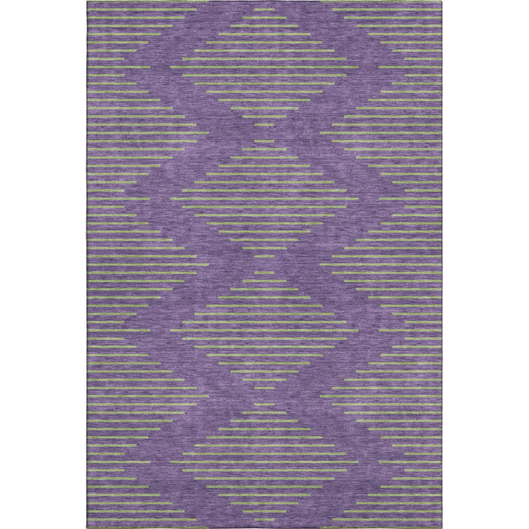 Premium Machine Washable Jahnke AMF1017 Geometric Rug