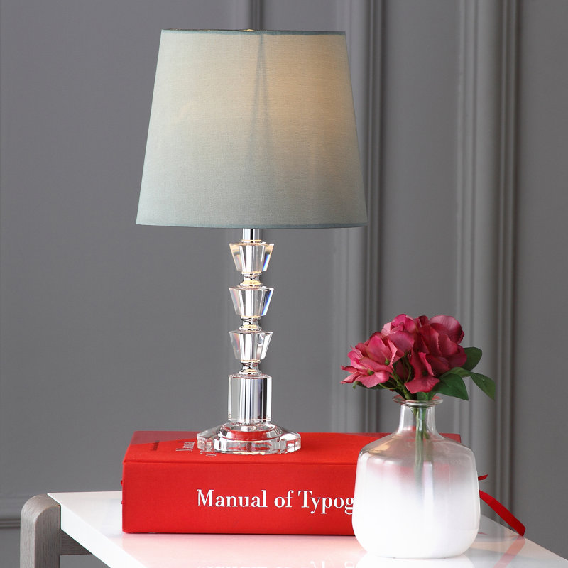 Killingly Crystal Table Lamp, Green