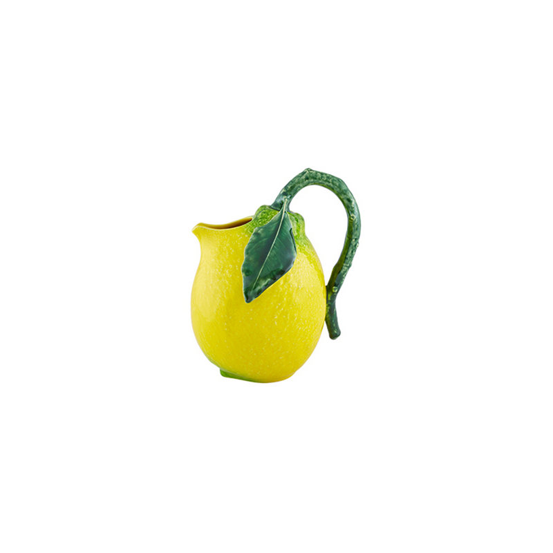 Lemon Earthenware Pitcher
