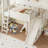 Full Loft Bed with Storage Shelves and Wardrobe, Solid Wood Loft Beds with Detachable Slide and Ladders, No Spring Box Needed, Beige-2023270913-2023270916