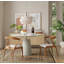 Antsje Round Metal Base Dining Table-803023930