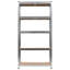 90cm W Manufactured Wood Shelving Unit
