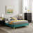 Sutton Performance Velvet Bed Frame-195014835-195014847