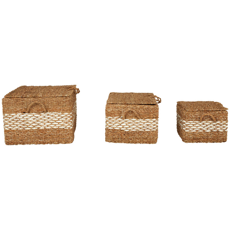 August Grove Wicker Decorative Basket