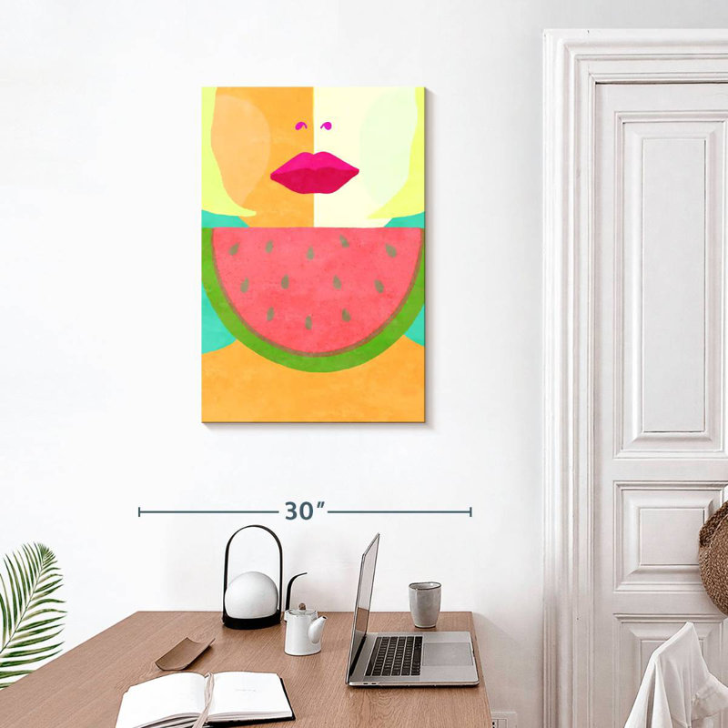 Leisha Watermelon Sugar Disco, 30" H x 20" W