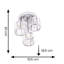 Aazan Glass Semi Flush Mount-1531629133