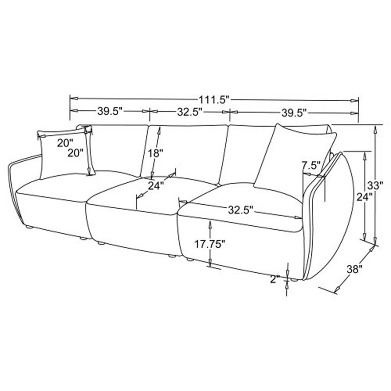 Canapé modulaire Logan