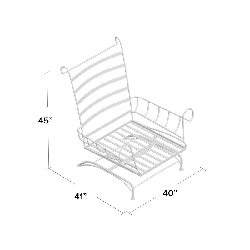 Terrace Outdoor Lounge Chair, Spectrum Denim Sunbrella® Plainweave, Textured Black