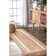 Ankita Bordered Jute Area Rug for Dining Room Living Room Kitchen, Off White/Natural