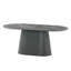 Decie Oval Stone Top Dining Table