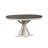 Beatriz Extendable Pedestal Dining Table w/ 12" Removable Leaf