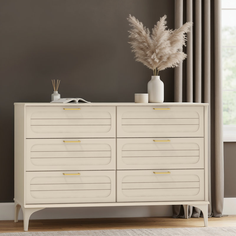 Harrington Curtis 6 Drawer Chest, Natural