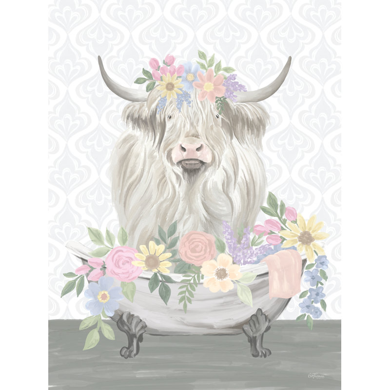 Impression florale sur toile, H 48 po x l 32 po x P 1,25 po