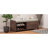 Shoe Bench With Storage And Cushion, Distressed Shutter Storage Bench With Retro Charm For Living Room, Entryway (Espresso), Shoe Storage-1378711329