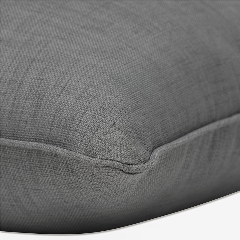 Graphite Outdoor Square Pillow Cover & Insert, Graphite