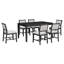 Ensemble de table de salle à manger 7 pièces pour 7 personnes-39697502